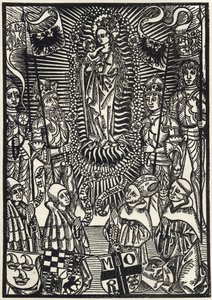 La Madonna en la gloria, de 